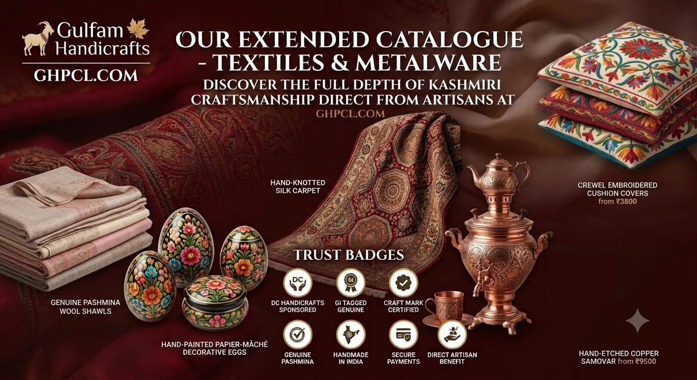 Gulfam Handicrafts – Textiles & Metalware